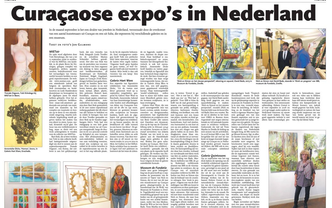 Curaçaose expo’s in Nederland